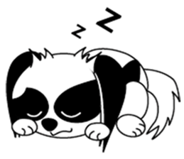 Japanese dog  chin sticker #753551