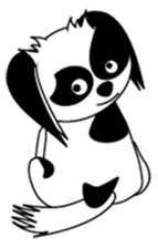 Japanese dog chin sticker #753555