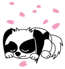 Japanese dog  chin sticker #753558