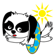 Japanese dog  chin sticker #753559