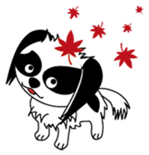 Japanese dog  chin sticker #753560