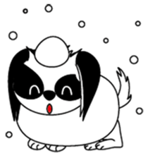 Japanese dog  chin sticker #753561