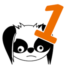 Japanese dog  chin sticker #753562