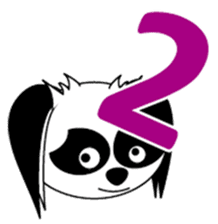 Japanese dog chin sticker #753563