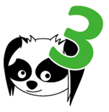 Japanese dog chin sticker #753564