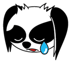 Japanese dog  chin sticker #753566