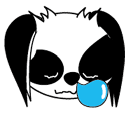 Japanese dog chin sticker #753567