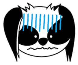 Japanese dog chin sticker #753568