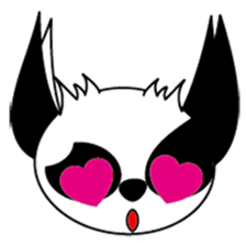 Japanese dog chin sticker #753572