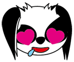 Japanese dog chin sticker #753573