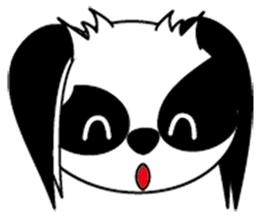 Japanese dog chin sticker #753574