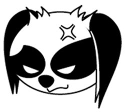 Japanese dog chin sticker #753575