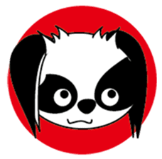 Japanese dog chin sticker #753576