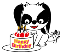 Japanese dog  chin sticker #753578