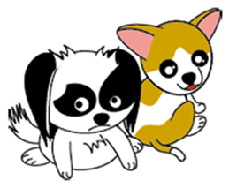 Japanese dog  chin sticker #753580