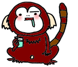 Together Monkey Sticker sticker #753688