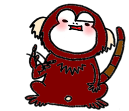 Together Monkey Sticker sticker #753699