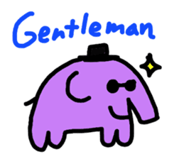 Rainbow Elephant Papy sticker #754068