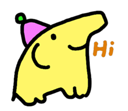 Rainbow Elephant Papy sticker #754080