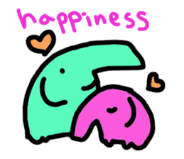 Rainbow Elephant Papy sticker #754098