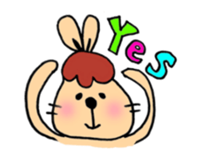 Hello~! Rabbit sticker #755269