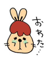 Hello~! Rabbit sticker #755273