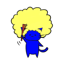 Afro cat sticker #755623