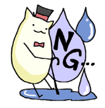 Purple Rabbit And Gentle Cat sticker #756144