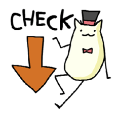 Purple Rabbit And Gentle Cat sticker #756149