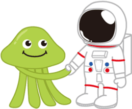 Cosmo & Alien sticker #756343