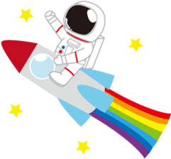 Cosmo & Alien sticker #756347