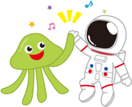 Cosmo & Alien sticker #756351