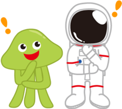 Cosmo & Alien sticker #756354