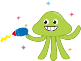 Cosmo & Alien sticker #756376