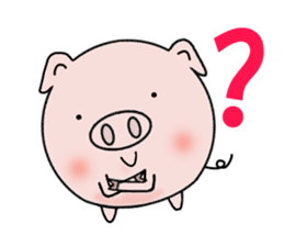 Cute pig Buhimaru sticker #756715