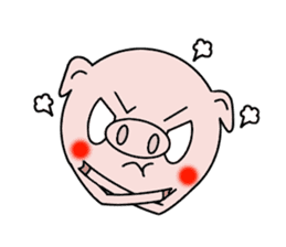 Cute pig Buhimaru sticker #756724