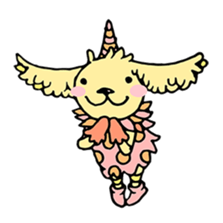 mystical creatures in asaki's forest sticker #757310