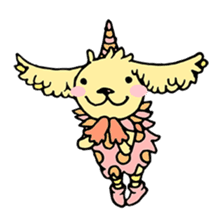 mystical creatures in asaki's forest sticker #757310