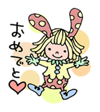 mystical creatures in asaki's forest sticker #757311