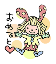 mystical creatures in asaki's forest sticker #757311