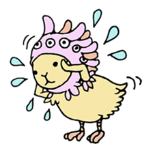 mystical creatures in asaki's forest sticker #757312