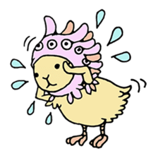 mystical creatures in asaki's forest sticker #757312