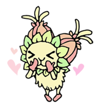 mystical creatures in asaki's forest sticker #757315