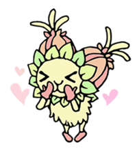 mystical creatures in asaki's forest sticker #757315