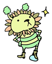 mystical creatures in asaki's forest sticker #757318