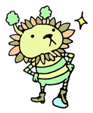 mystical creatures in asaki's forest sticker #757318