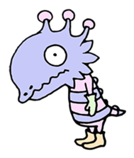 mystical creatures in asaki's forest sticker #757323