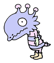 mystical creatures in asaki's forest sticker #757323