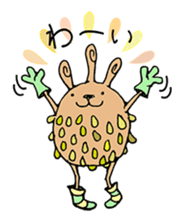 mystical creatures in asaki's forest sticker #757340