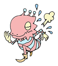 mystical creatures in asaki's forest sticker #757342